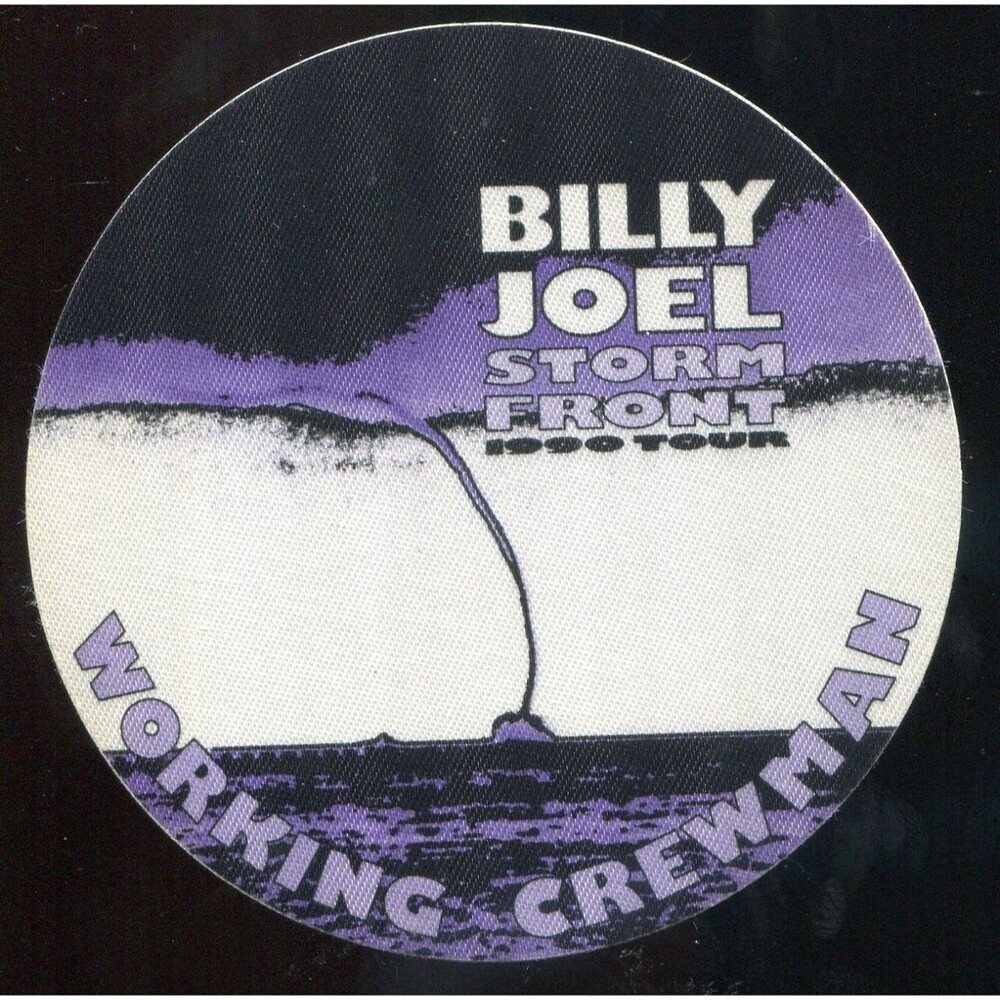 Vintage 1990 Billy Joel Concert Backstage Pass Working Crew